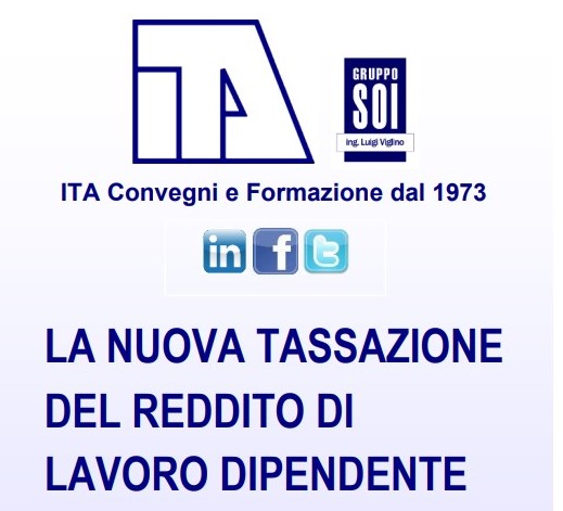 La tassazione del reddito dal lavoro dipendente