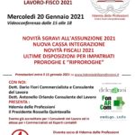 Convegno novità lavoro-fisco  2021 (20 gennaio 2021)