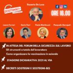 Dario Fiori invitato alla trasmissione Diciottominuti del 13 maggio 2021